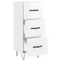 Hochglanzweißes Sperrholz-Sideboard 34,5 x 34 x 90 cm von vidaXL, Sideboards - Ref: Foro24-828598, Preis: 72,24 €, Rabatt: %