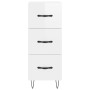 Glossy white plywood sideboard 34.5x34x90 cm by vidaXL, Sideboards - Ref: Foro24-828598, Price: 73,08 €, Discount: %