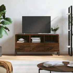 TV-Schrank aus braunem Eichenholzwerkstoff, 102 x 36 x 50 cm von vidaXL, TV-Möbel - Ref: Foro24-829051, Preis: 61,52 €, Rabat...