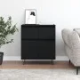 Black plywood sideboard 60x35x70 cm by vidaXL, Sideboards - Ref: Foro24-831117, Price: 84,47 €, Discount: %