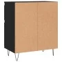 Black plywood sideboard 60x35x70 cm by vidaXL, Sideboards - Ref: Foro24-831117, Price: 84,47 €, Discount: %