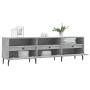 TV-Schrank aus betongrauem Sperrholz, 150 x 30 x 44,5 cm von vidaXL, TV-Möbel - Ref: Foro24-831296, Preis: 90,68 €, Rabatt: %
