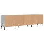 Concrete gray plywood TV cabinet 150x30x44.5 cm by vidaXL, TV Furniture - Ref: Foro24-831296, Price: 89,44 €, Discount: %