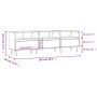 TV-Schrank aus geräuchertem Eichensperrholz, 150 x 30 x 44,5 cm von vidaXL, TV-Möbel - Ref: Foro24-831281, Preis: 92,03 €, Ra...