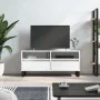 Sperrholz TV-Möbel glänzend weiß 100x34,5x44,5cm von vidaXL, TV-Möbel - Ref: Foro24-831246, Preis: 103,26 €, Rabatt: %