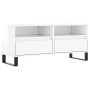 Sperrholz TV-Möbel glänzend weiß 100x34,5x44,5cm von vidaXL, TV-Möbel - Ref: Foro24-831246, Preis: 104,88 €, Rabatt: %