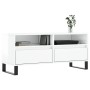 Sperrholz TV-Möbel glänzend weiß 100x34,5x44,5cm von vidaXL, TV-Möbel - Ref: Foro24-831246, Preis: 104,88 €, Rabatt: %