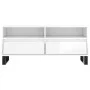 Sperrholz TV-Möbel glänzend weiß 100x34,5x44,5cm von vidaXL, TV-Möbel - Ref: Foro24-831246, Preis: 103,26 €, Rabatt: %