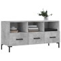 Holzwerkstoff TV-Möbel Beton grau 102x36x50 cm von vidaXL, TV-Möbel - Ref: Foro24-829040, Preis: 60,96 €, Rabatt: %