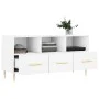 Weißer TV-Schrank aus Holzwerkstoff, 102 x 36 x 50 cm von vidaXL, TV-Möbel - Ref: Foro24-829020, Preis: 65,78 €, Rabatt: %