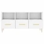 Weißer TV-Schrank aus Holzwerkstoff, 102 x 36 x 50 cm von vidaXL, TV-Möbel - Ref: Foro24-829020, Preis: 65,78 €, Rabatt: %