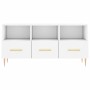 Weißer TV-Schrank aus Holzwerkstoff, 102 x 36 x 50 cm von vidaXL, TV-Möbel - Ref: Foro24-829020, Preis: 66,27 €, Rabatt: %