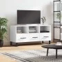 White engineered wood TV cabinet 102x36x50 cm by vidaXL, TV Furniture - Ref: Foro24-829060, Price: 69,43 €, Discount: %