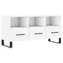 White engineered wood TV cabinet 102x36x50 cm by vidaXL, TV Furniture - Ref: Foro24-829060, Price: 69,43 €, Discount: %