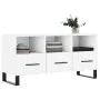 White engineered wood TV cabinet 102x36x50 cm by vidaXL, TV Furniture - Ref: Foro24-829060, Price: 69,43 €, Discount: %