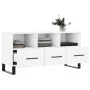 White engineered wood TV cabinet 102x36x50 cm by vidaXL, TV Furniture - Ref: Foro24-829060, Price: 69,43 €, Discount: %
