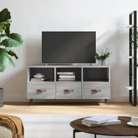 Mueble de TV madera de ingeniería gris Sonoma 102x36x50 cm de vidaXL, Muebles TV - Ref: Foro24-829010, Precio: 59,05 €, Descu...