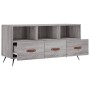 Sonoma grauer TV-Schrank aus Holzwerkstoff, 102 x 36 x 50 cm von vidaXL, TV-Möbel - Ref: Foro24-829010, Preis: 59,57 €, Rabat...