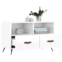 Glänzend weißer Sperrholz-TV-Schrank 80x36x50 cm von vidaXL, TV-Möbel - Ref: Foro24-828942, Preis: 54,75 €, Rabatt: %