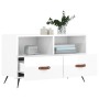 Glänzend weißer Sperrholz-TV-Schrank 80x36x50 cm von vidaXL, TV-Möbel - Ref: Foro24-828942, Preis: 55,30 €, Rabatt: %