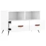 Glänzend weißer Sperrholz-TV-Schrank 80x36x50 cm von vidaXL, TV-Möbel - Ref: Foro24-828942, Preis: 54,75 €, Rabatt: %