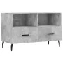 Mueble para TV madera contrachapada gris hormigón 80x36x50 cm de vidaXL, Muebles TV - Ref: Foro24-828992, Precio: 49,14 €, De...