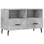 TV-Schrank aus betongrauem Sperrholz, 80 x 36 x 50 cm von vidaXL, TV-Möbel - Ref: Foro24-828992, Preis: 49,63 €, Rabatt: %