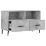 Mueble para TV madera contrachapada gris hormigón 80x36x50 cm de vidaXL, Muebles TV - Ref: Foro24-828992, Precio: 49,14 €, De...
