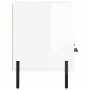 Glossy white plywood TV cabinet 102x36x50 cm by vidaXL, TV Furniture - Ref: Foro24-829046, Price: 65,62 €, Discount: %