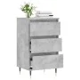 Concrete gray engineered wood sideboard 40x35x70 cm by vidaXL, Sideboards - Ref: Foro24-831088, Price: 58,29 €, Discount: %