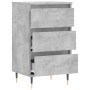 Aparador madera de ingeniería gris hormigón 40x35x70 cm de vidaXL, Aparadores - Ref: Foro24-831088, Precio: 58,94 €, Descuent...