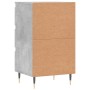 Aparador madera de ingeniería gris hormigón 40x35x70 cm de vidaXL, Aparadores - Ref: Foro24-831088, Precio: 58,94 €, Descuent...