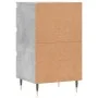 Concrete gray engineered wood sideboard 40x35x70 cm by vidaXL, Sideboards - Ref: Foro24-831088, Price: 58,29 €, Discount: %