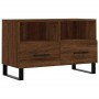 TV-Schrank aus braunem Eichensperrholz, 80 x 36 x 50 cm von vidaXL, TV-Möbel - Ref: Foro24-829003, Preis: 70,99 €, Rabatt: %