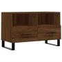 TV-Schrank aus braunem Eichensperrholz, 80 x 36 x 50 cm von vidaXL, TV-Möbel - Ref: Foro24-829003, Preis: 70,11 €, Rabatt: %