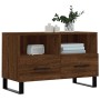 TV-Schrank aus braunem Eichensperrholz, 80 x 36 x 50 cm von vidaXL, TV-Möbel - Ref: Foro24-829003, Preis: 70,99 €, Rabatt: %