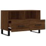 TV-Schrank aus braunem Eichensperrholz, 80 x 36 x 50 cm von vidaXL, TV-Möbel - Ref: Foro24-829003, Preis: 70,99 €, Rabatt: %