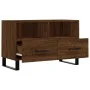 TV-Schrank aus braunem Eichensperrholz, 80 x 36 x 50 cm von vidaXL, TV-Möbel - Ref: Foro24-829003, Preis: 70,11 €, Rabatt: %