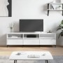 Hochglanzweißer TV-Schrank aus Sperrholz, 150 x 30 x 44,5 cm von vidaXL, TV-Möbel - Ref: Foro24-831294, Preis: 104,10 €, Raba...