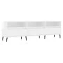 Glossy white plywood TV cabinet 150x30x44.5 cm by vidaXL, TV Furniture - Ref: Foro24-831294, Price: 102,78 €, Discount: %