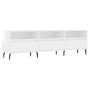 Mueble de TV madera contrachapada blanco brillo 150x30x44,5 cm de vidaXL, Muebles TV - Ref: Foro24-831294, Precio: 104,01 €, ...