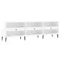 Glossy white plywood TV cabinet 150x30x44.5 cm by vidaXL, TV Furniture - Ref: Foro24-831294, Price: 102,78 €, Discount: %