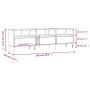 Hochglanzweißer TV-Schrank aus Sperrholz, 150 x 30 x 44,5 cm von vidaXL, TV-Möbel - Ref: Foro24-831294, Preis: 104,10 €, Raba...