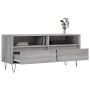 TV-Schrank aus grauem Sonoma-Sperrholz, 100 x 34,5 x 44,5 cm von vidaXL, TV-Möbel - Ref: Foro24-831242, Preis: 74,63 €, Rabat...