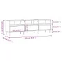 Sperrholz TV-Möbel weiß 150x30x44,5 cm von vidaXL, TV-Möbel - Ref: Foro24-831292, Preis: 62,47 €, Rabatt: %