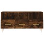 TV-Schrank aus geräuchertem Eichenholzwerkstoff, 102 x 36 x 50 cm von vidaXL, TV-Möbel - Ref: Foro24-829025, Preis: 78,54 €, ...