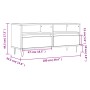 TV-Schrank aus grauem Sonoma-Sperrholz, 100 x 34,5 x 44,5 cm von vidaXL, TV-Möbel - Ref: Foro24-831242, Preis: 74,63 €, Rabat...