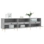 TV-Schrank aus betongrauem Sperrholz, 150 x 30 x 44,5 cm von vidaXL, TV-Möbel - Ref: Foro24-831272, Preis: 74,57 €, Rabatt: %