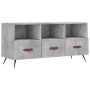 Betongrauer TV-Schrank aus Holzwerkstoff, 102 x 36 x 50 cm von vidaXL, TV-Möbel - Ref: Foro24-829008, Preis: 57,84 €, Rabatt: %