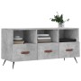 Betongrauer TV-Schrank aus Holzwerkstoff, 102 x 36 x 50 cm von vidaXL, TV-Möbel - Ref: Foro24-829008, Preis: 57,84 €, Rabatt: %